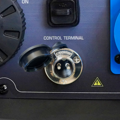 External control via dry contacts