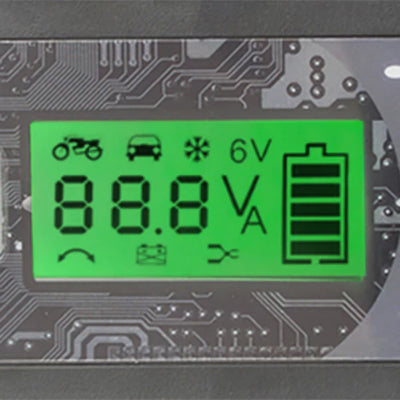 LCD display with backlight
