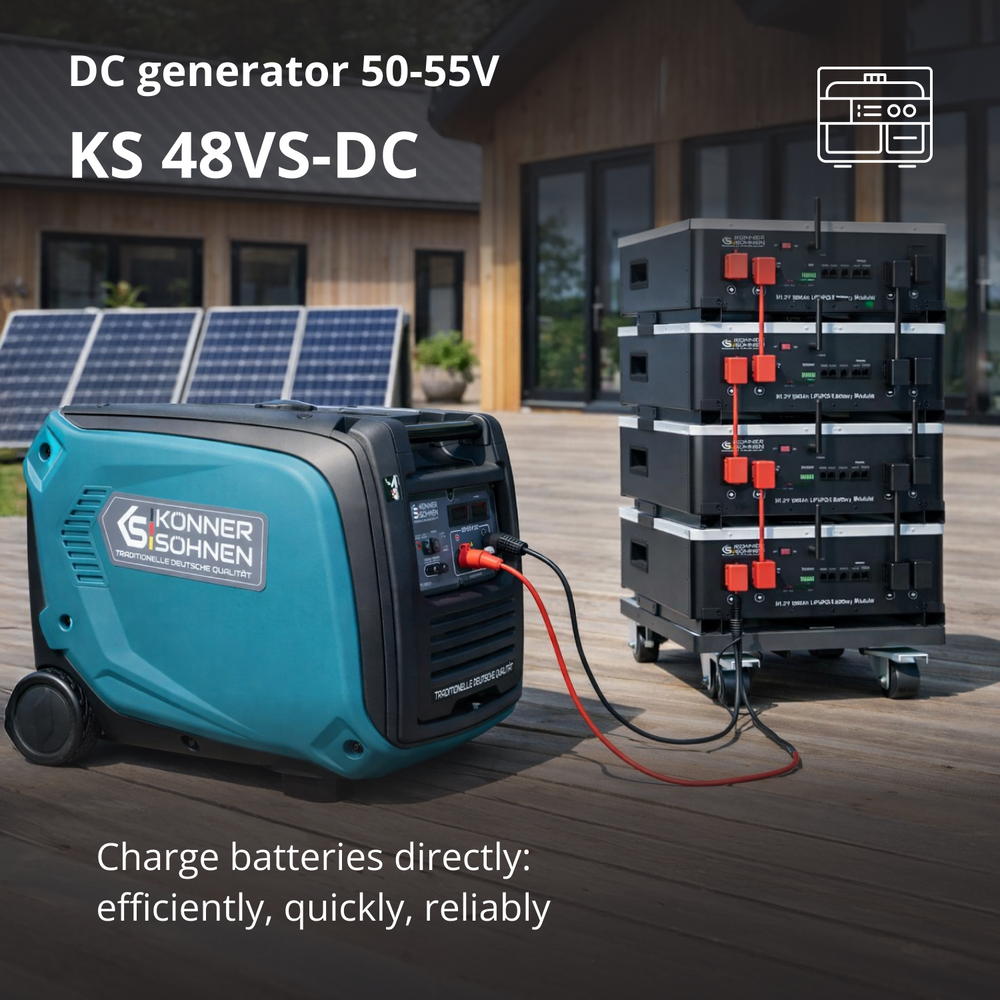 KS 48VS-DC Direct Current Generator, version 50–55V