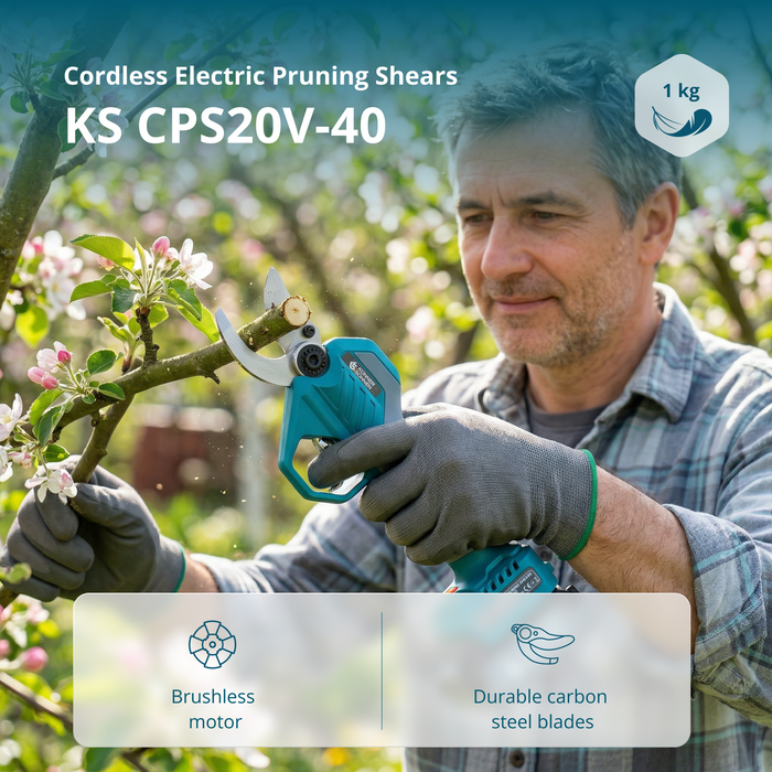 Cordless Electric Pruning Shears KS CPS20V-40