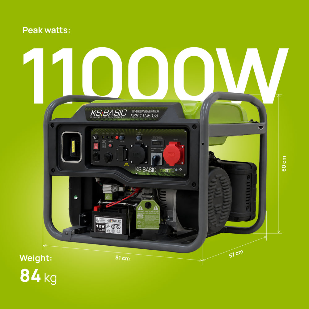 Inverter generator KSB 110iE-1/3