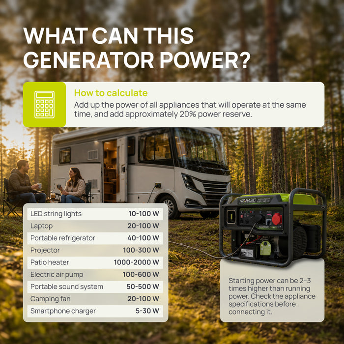 Inverter generator KSB 110iE-1/3