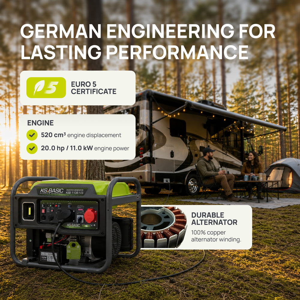 Inverter generator KSB 110iE-1/3