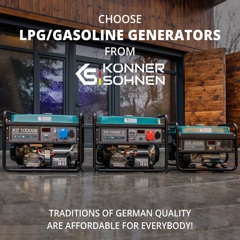 LPG/Gasoline Generator "Könner & Söhnen" KS 2900G