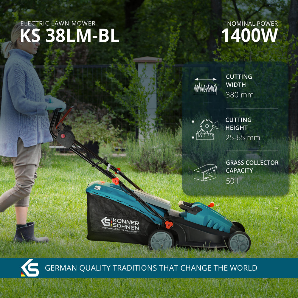 Electric lawn mower KS 38LM-BL
