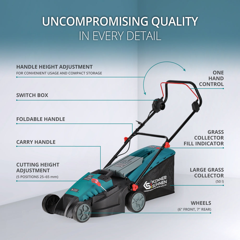 Electric lawn mower KS 38LM-BL
