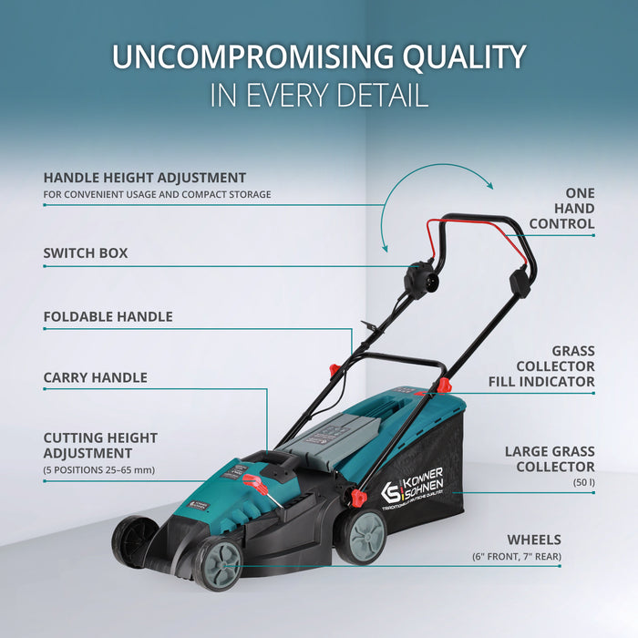 Electric lawn mower KS 38LM-BL