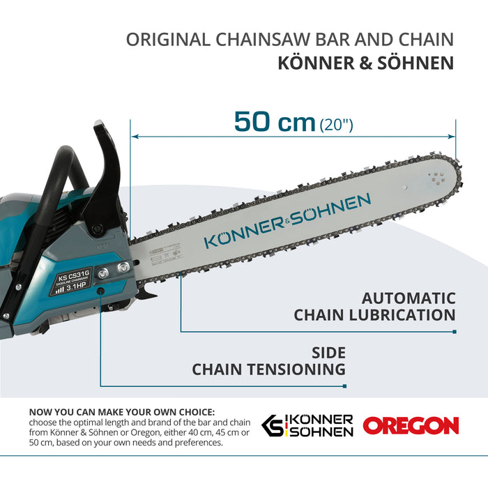 Gasoline chainsaw KS CS31G-20