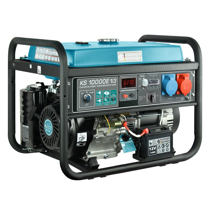 Gasoline generator "Könner & Söhnen" KS 10000E 1/3