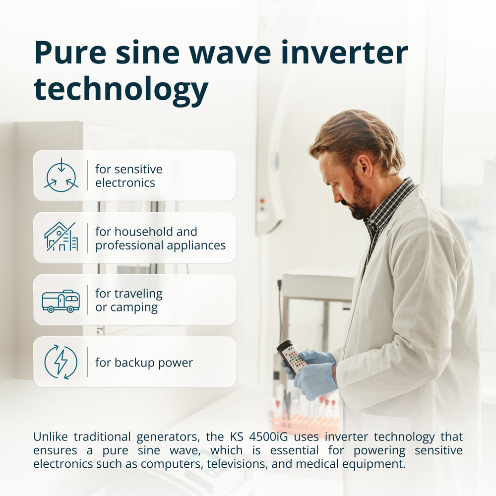 Dual Fuel Inverter Generator KS 4500iG