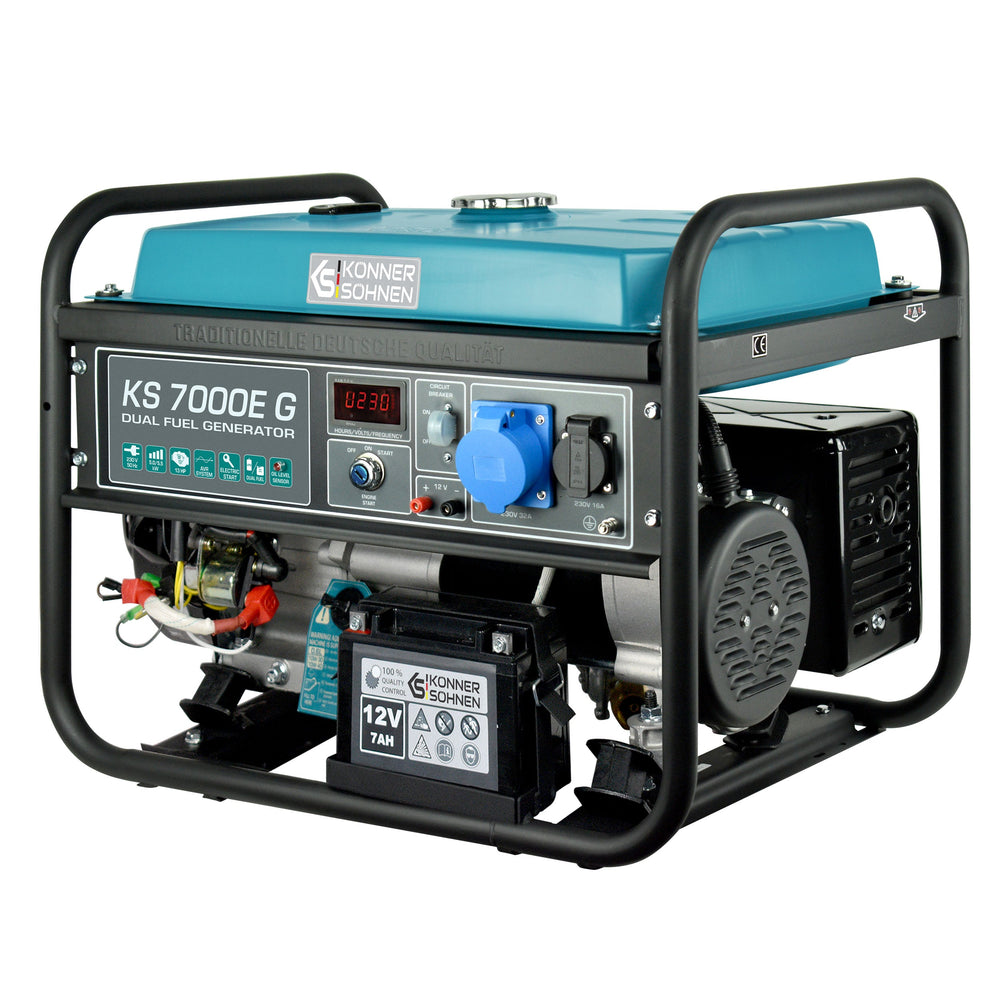 LPG/Gasoline Generator "Könner & Söhnen" KS 7000E G