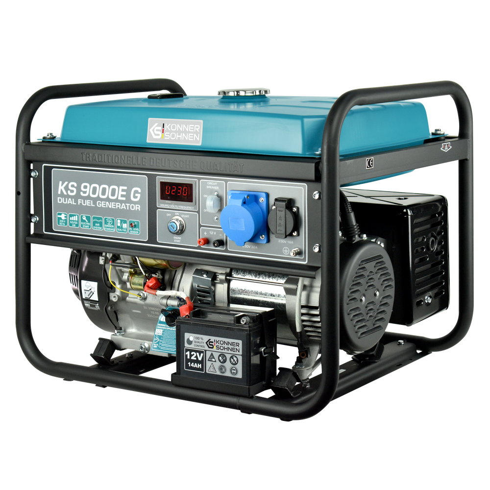 LPG/Gasoline Generator "Könner & Söhnen" KS 9000E G