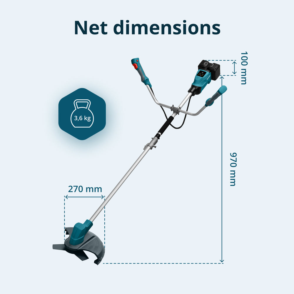 Cordless brush cutter & String trimmer KS BCT-40V