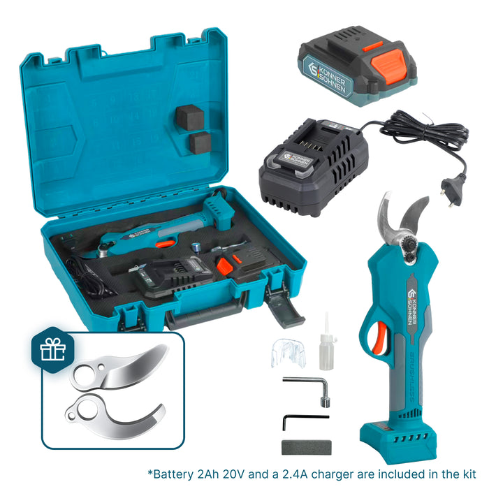 Cordless Electric Pruning Shears KS CPS20V-32 CASE PLUS