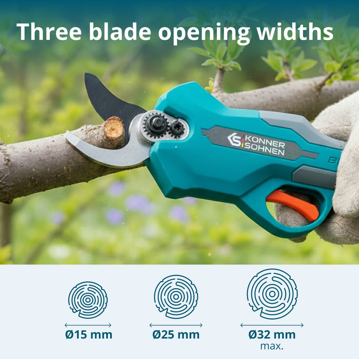 Cordless Electric Pruning Shears KS CPS20V-32 CASE PLUS