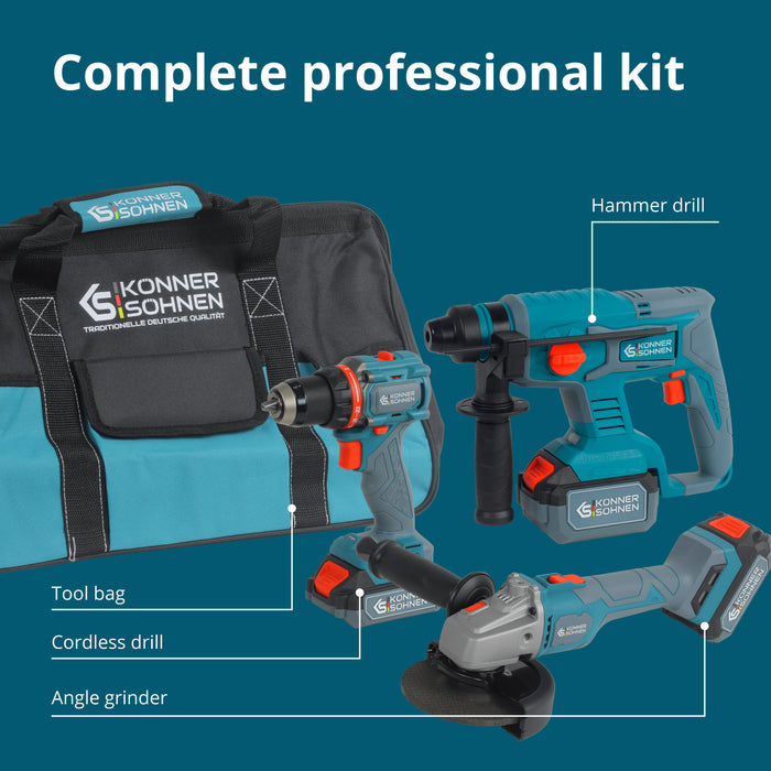 Cordless Master Set 3-in-1 Kit KS RHAGD 20V SET 3