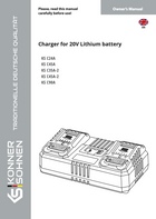 Сharger for 20V Lithium battery KS C24A, KS C45A, KS C35A-2, KS C45A-2, KS C90A