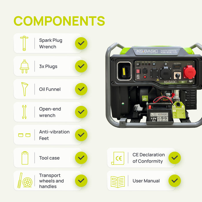 Inverter generátor KSB 80iE-1/3