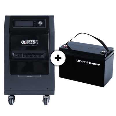 External battery operation