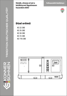 Dízel erőmű KS 22-3BE, KS 35-3BE, KS 50-3BE, KS 72-3BE, KS 110-3BE