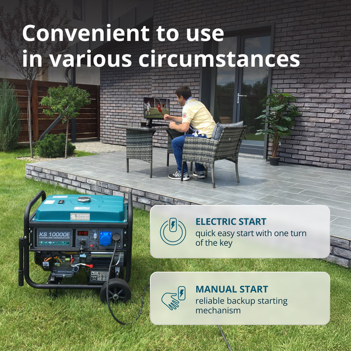 Gasoline generator "Könner & Söhnen" KS 10000E