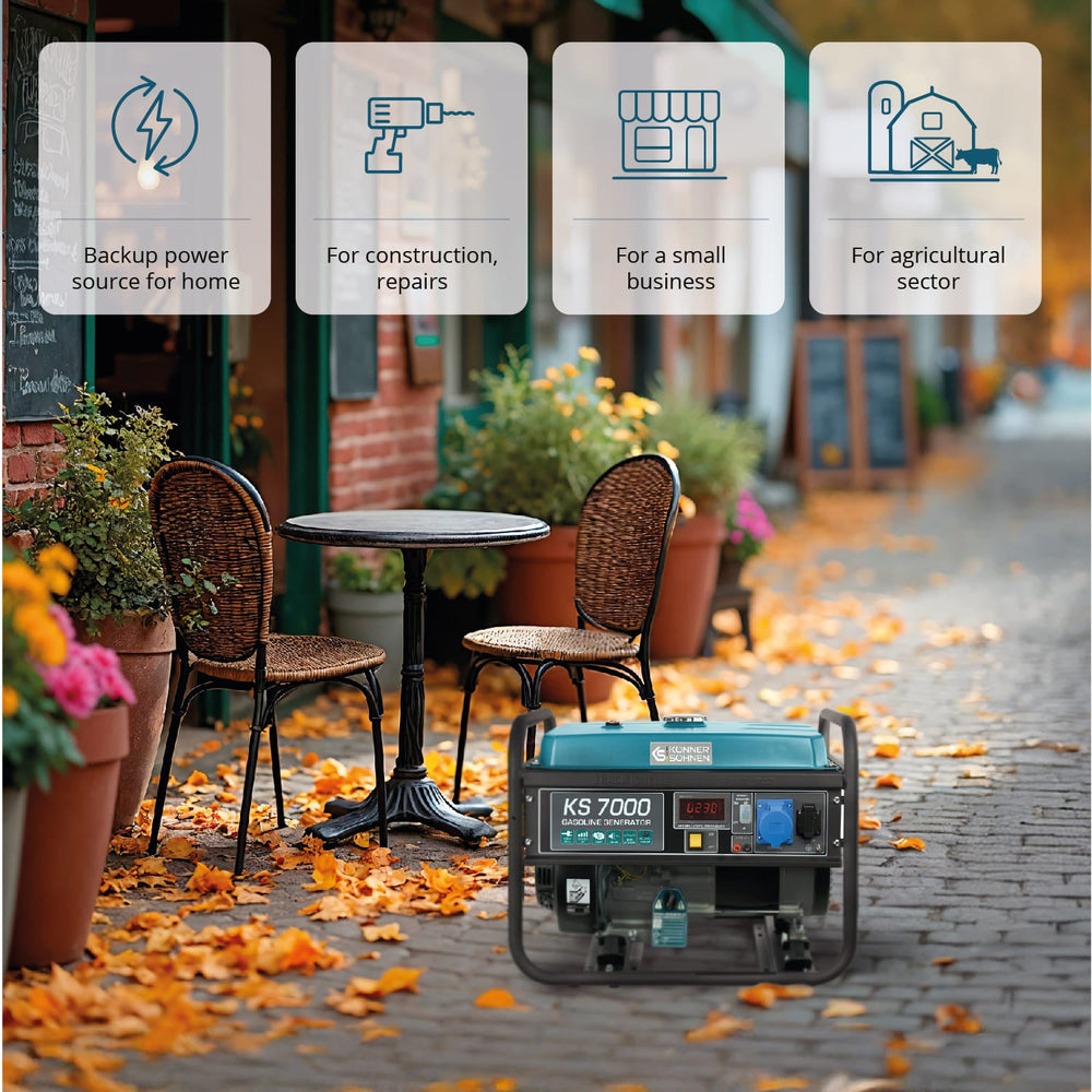 Gasoline generator "Könner & Söhnen" KS 7000