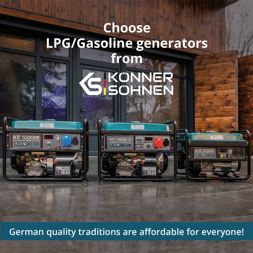 LPG/Gasoline Generator "Könner & Söhnen" KS 7000E G