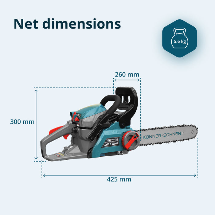 Gasoline chainsaw KS CS18G-14C